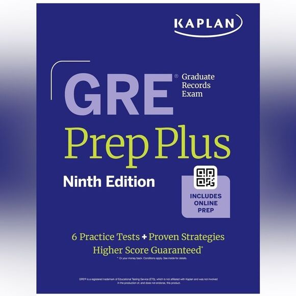 NWT GRE Prep Plus, Ninth Edition: Raise Your Score with Kaplan Expert Advice - Picture 1 of 13